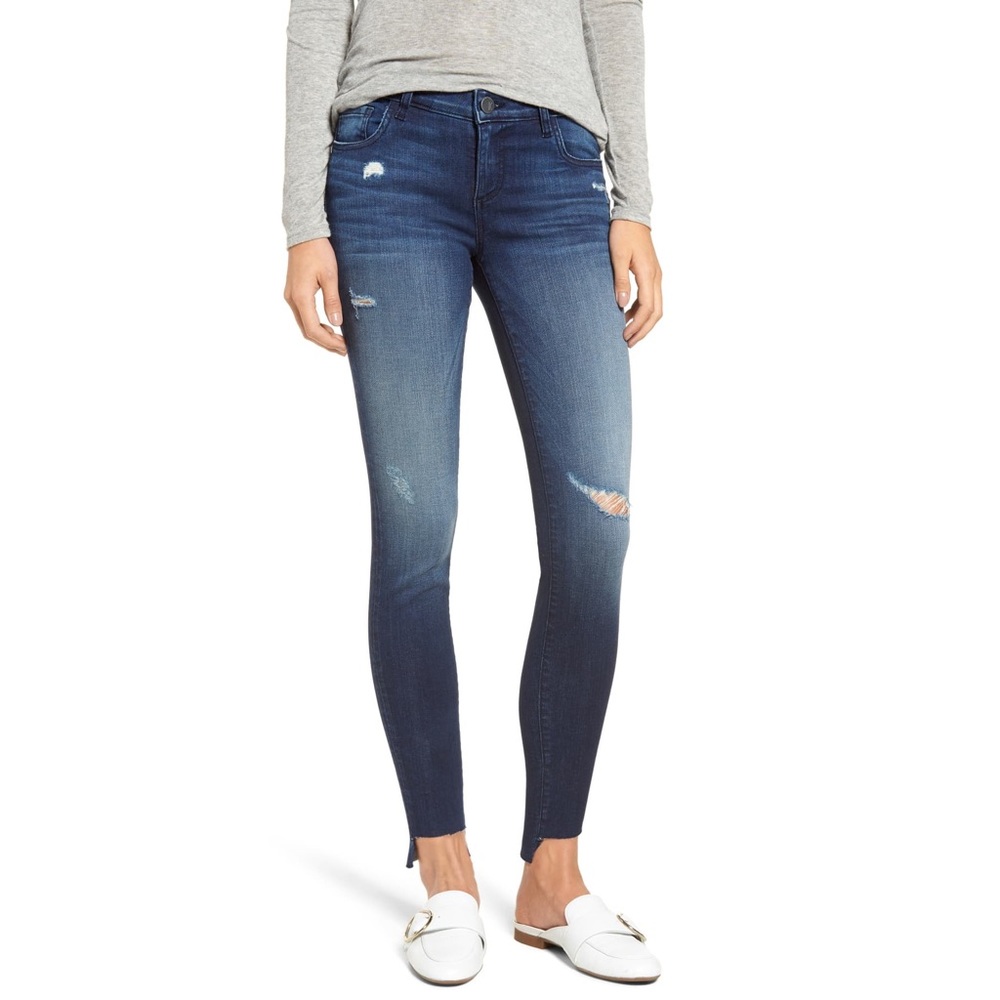 KUT from the Kloth Connie Step Hem Skinny Jeans